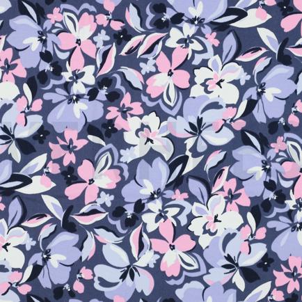 FRENCH TERRY BLOEMEN ROZE (hover)