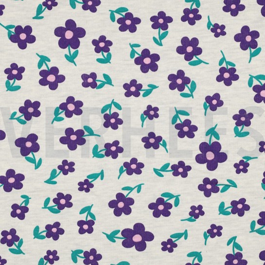 SWEAT MELANGE BLOEMEN ECRU GEMÊLEERD #7