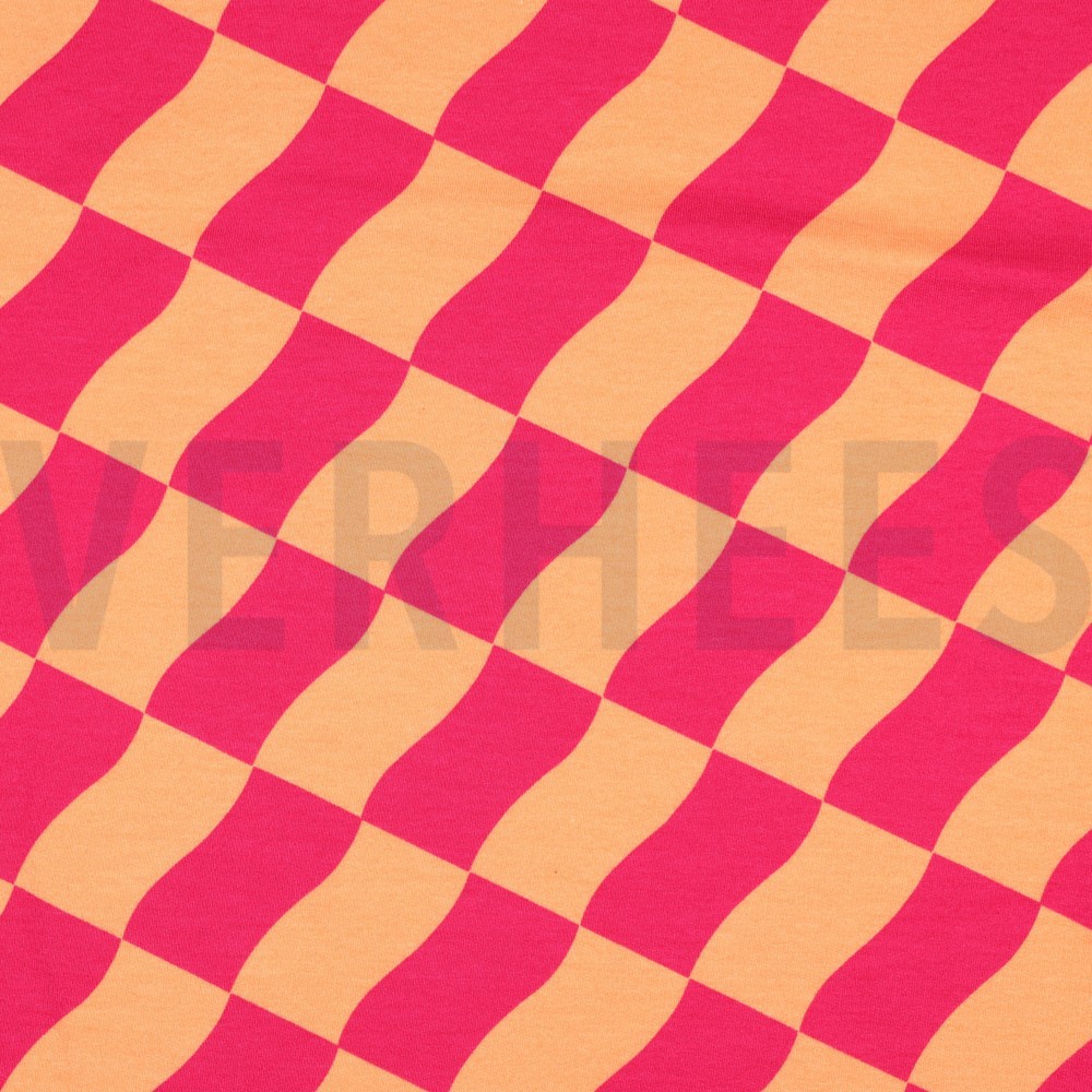 SOFT SWEAT CHECKS PEACH / PINK