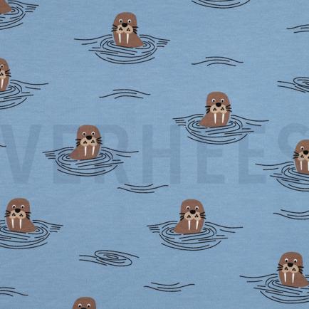 SOFT SWEAT WALRUSSEN JEANSBLAUW (hover)