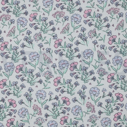 MUSSELIN BLUMEN GEBROCHEN WEISS (hover)