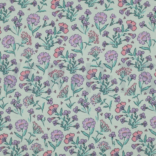 MUSSELIN BLUMEN MINZE #7