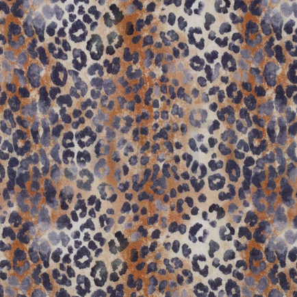 DOUBLE GAUZE DIGITAAL DIERENHUID LICHT ZAND (hover)