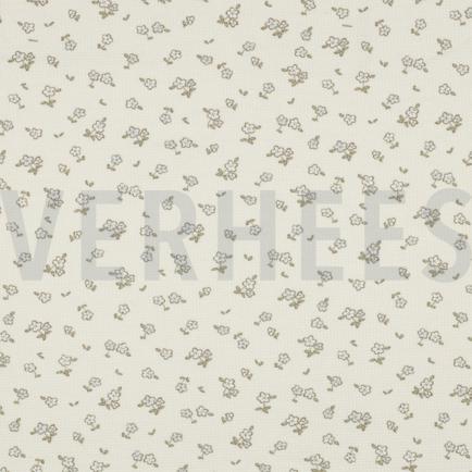 WAFFELJERSEY BLUMEN ECRU (hover)