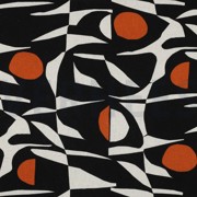 LINNEN VISCOSE ABSTRACT COGNAC (thumbnail)