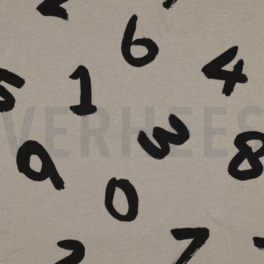 JOGGING CHIFFRES TAUPE #7