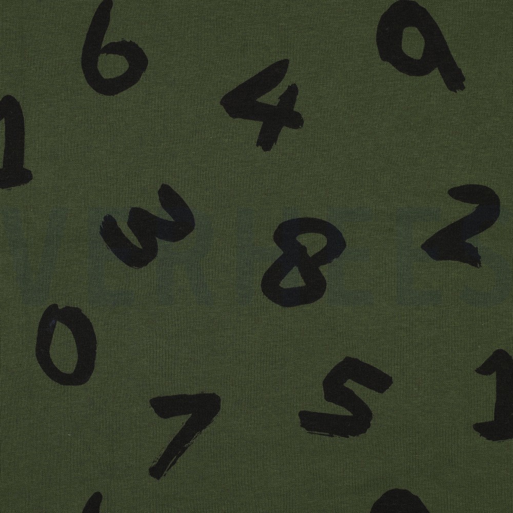 JOGGING CIJFERS LEGERGROEN