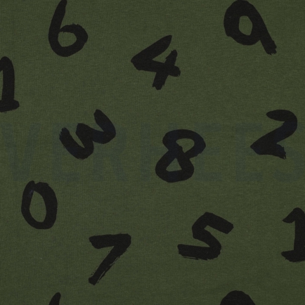 JOGGING ZAHLEN ARMEEGRÜN (hover)