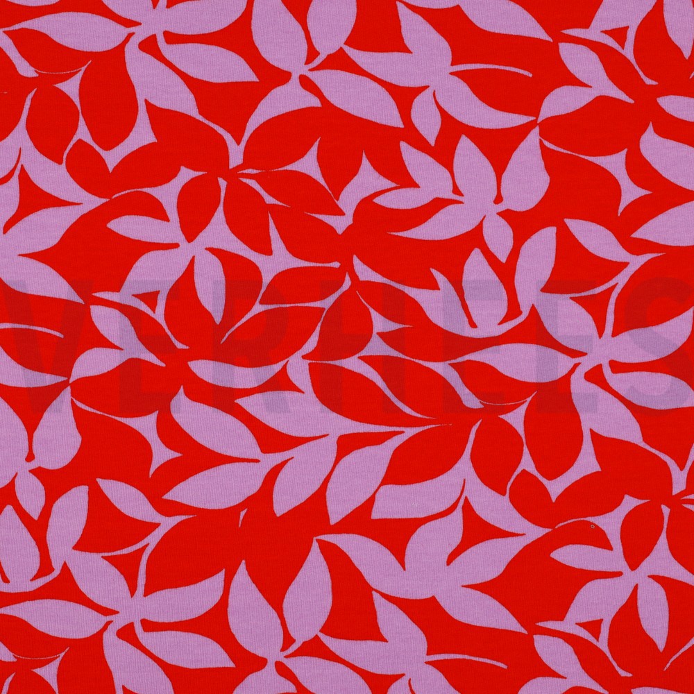 SOFT SWEAT BLÄTTER ROSA / ROT