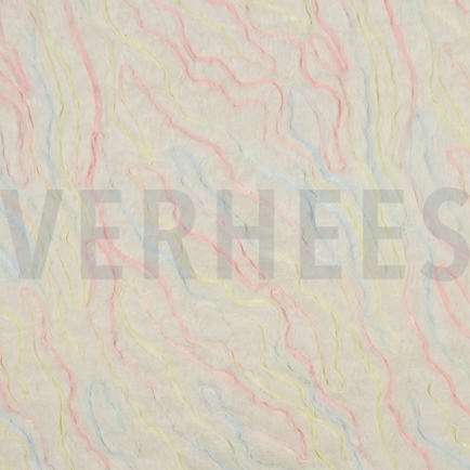 FAUX FUR WITH TULE ECRU (hover)