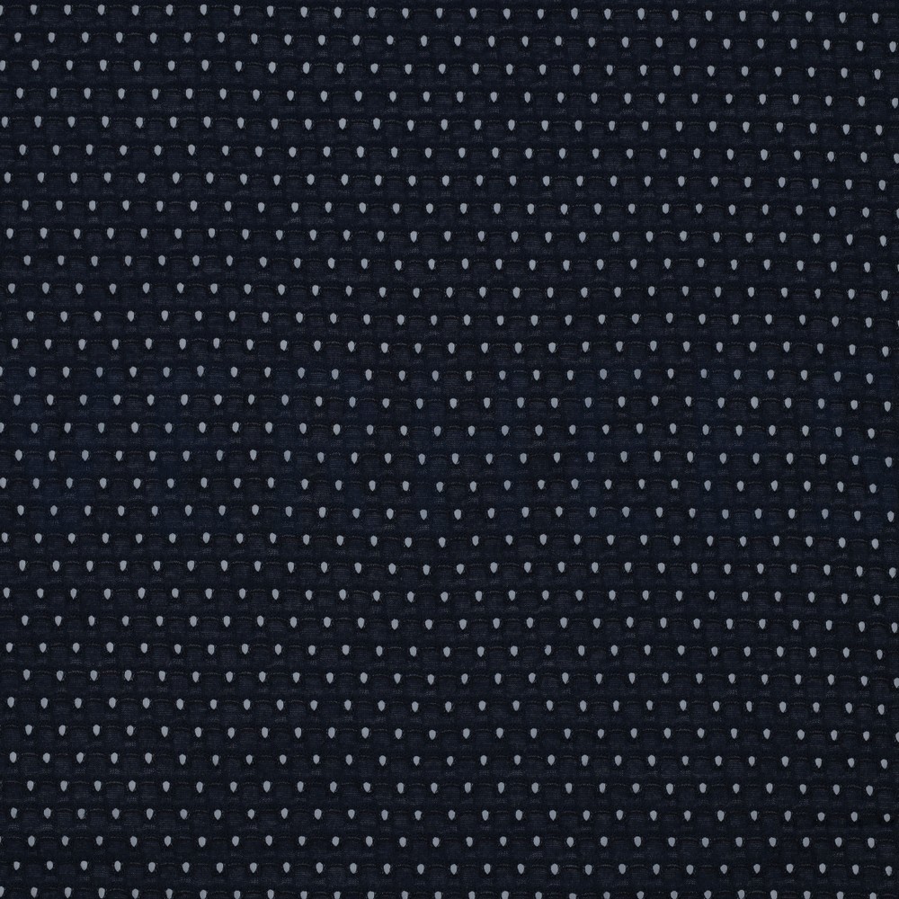 EYELET STRETCH MARINEBLAUW