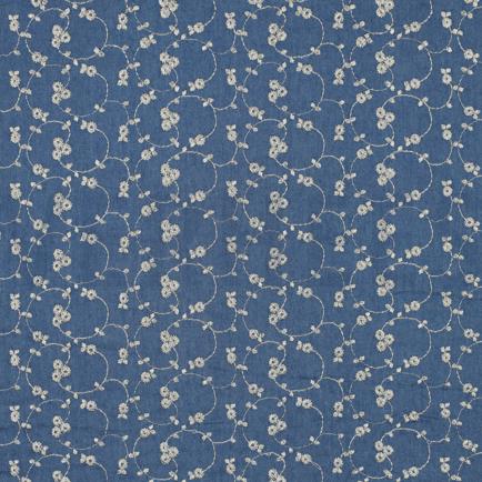 JEANS STICKEREI LUREX BLAU (hover)