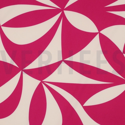 MAGNOLIA STRETCH GEOMETRISCH FUCHSIA (hover)