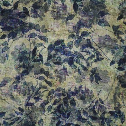 VISCOSE RADIANCE DIGITAAL FLORAAL SALIEGROEN (hover)