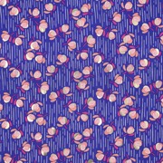 VISKOSE RADIANCE FOLIE BLUMEN KOBALTBLAU (thumbnail)