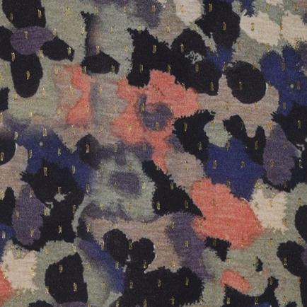 VISCOSE LUREX DIGITAAL ABSTRACT AUGURK (hover)