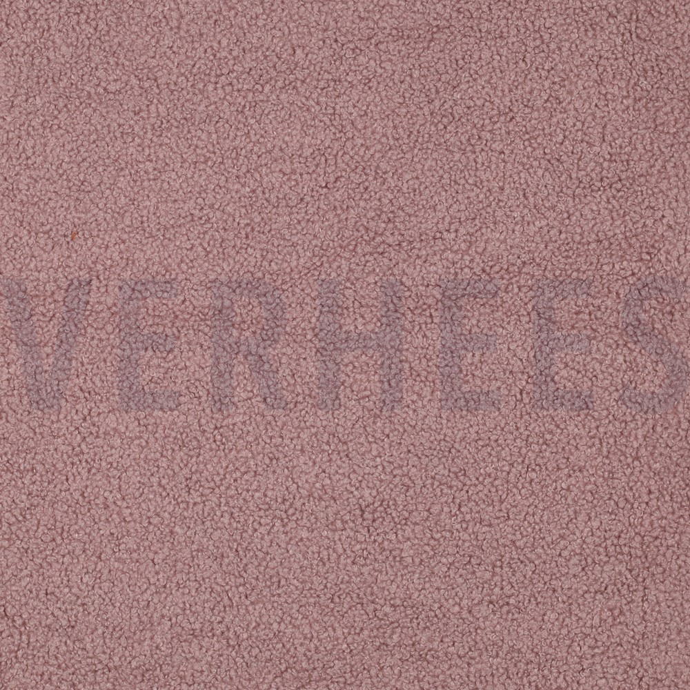 TEDDYSTOFF KUNSTPELZ PUDER DUNKEL