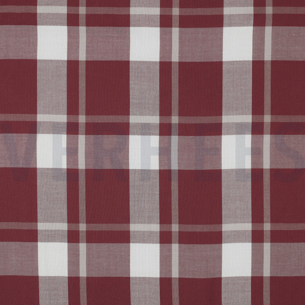 VISCOSE YARN DYED CHECK BERRY