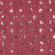 STEPPED SILVER BUTTERFLY DARK ROSE (thumbnail)