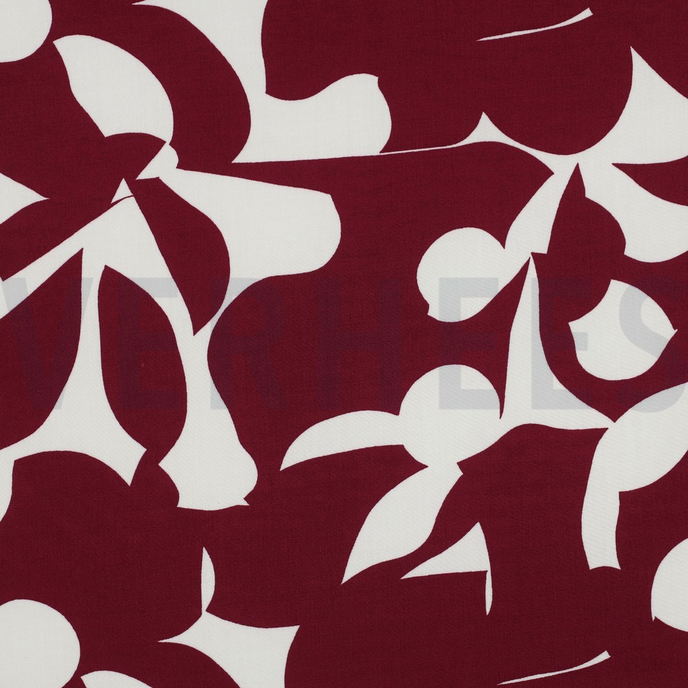 VISCOSE RADIANCE ABSTRACT BORDEAUX