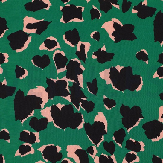 VISCOSE RADIANCE ANIMAL SKIN GREEN #7