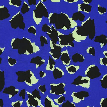 VISCOSE RADIANCE PEAU D’ANIMAL BLEU COBALT (hover)