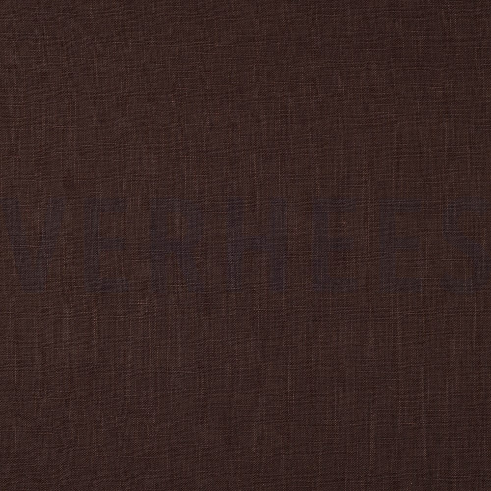 LINNEN GEWASSEN 230 GM2 DONKERBRUIN
