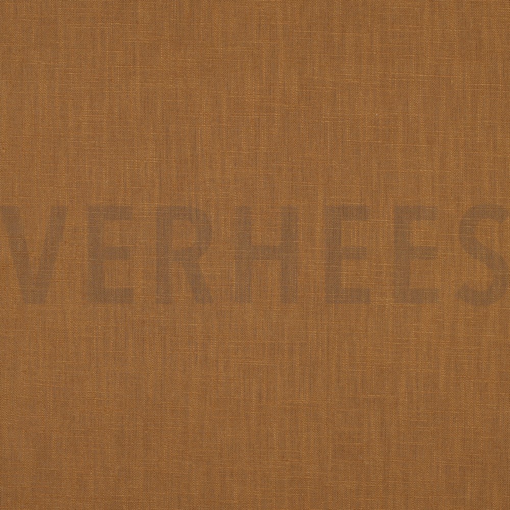 LINNEN GEWASSEN 230 GM2 MOSTERDGEEL