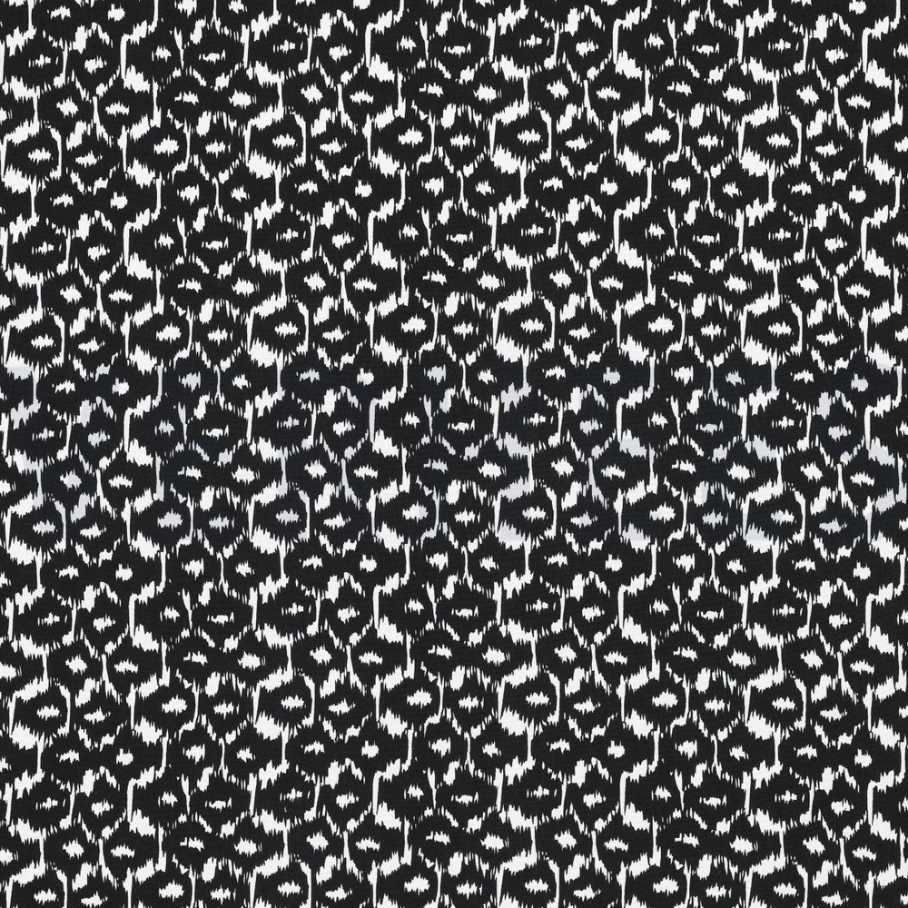 VISCOSE RADIANCE ABSTRACT BLACK