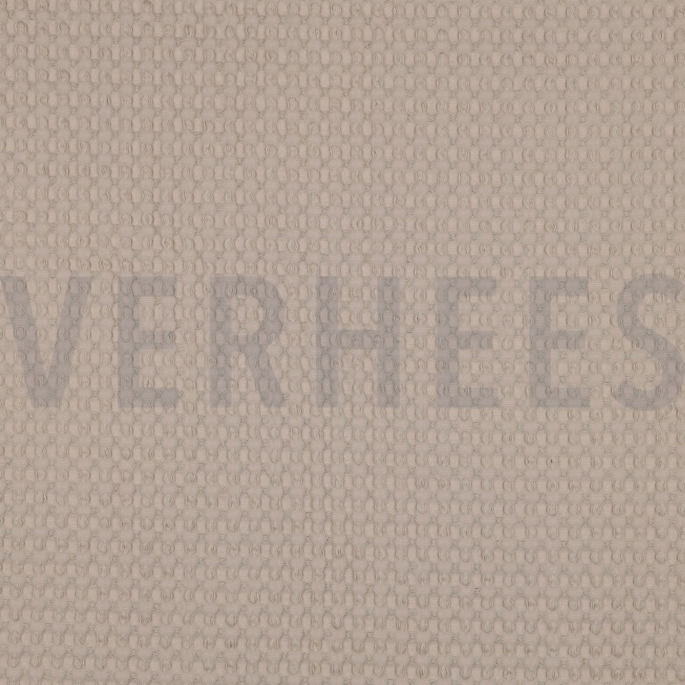 BAUMWOLLE WAFFEL GROß SAND