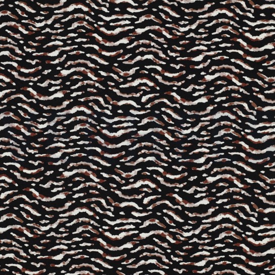 VISCOSE JERSEY DIGITAL ANIMAL SKIN BLACK #7