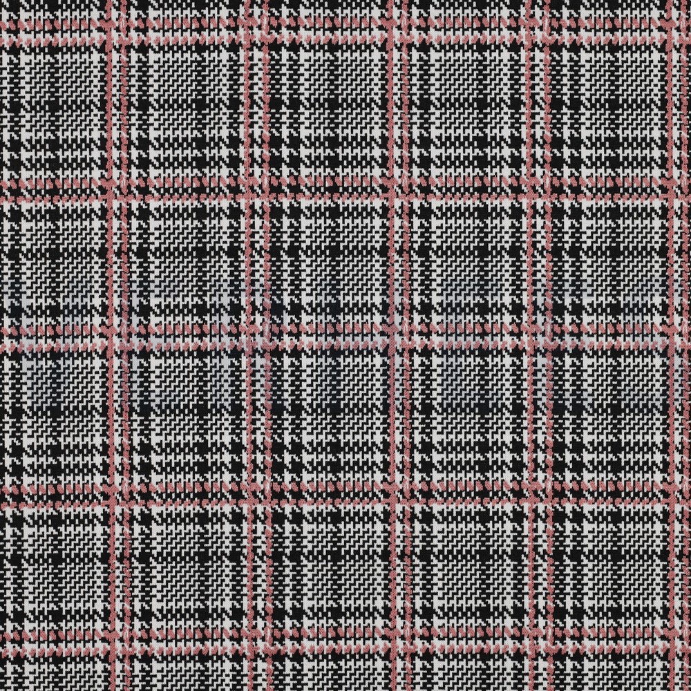 KNITTED JACQUARD BLACK/ WHITE