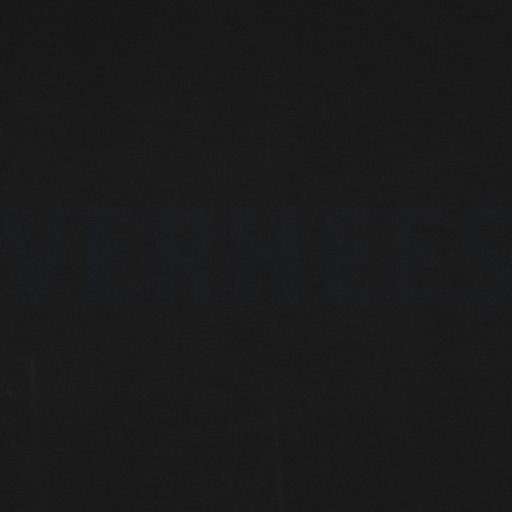 BAUMWOLLE INTERLOCK JERSEY SCHWARZ