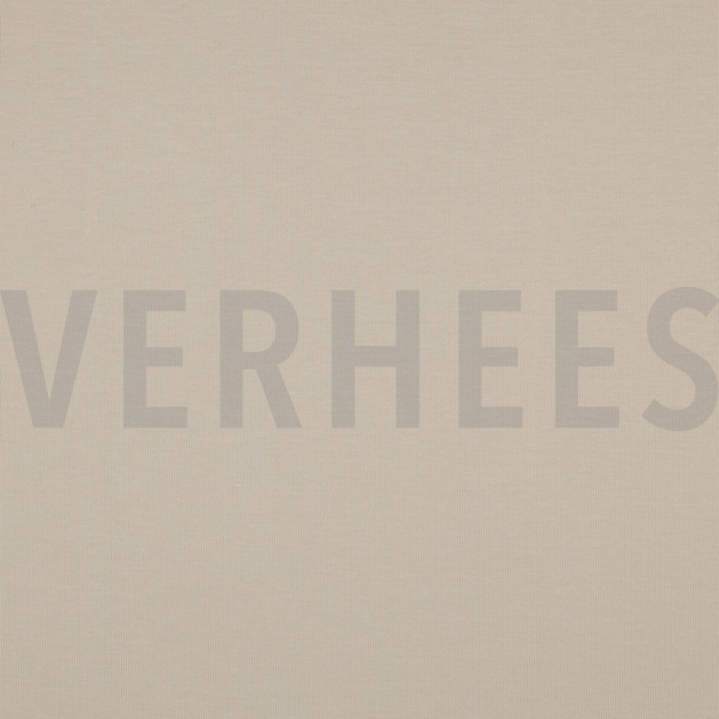 KATOEN INTERLOCK JERSEY ZAND