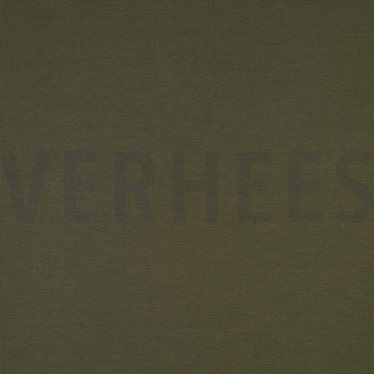 BAUMWOLLE INTERLOCK JERSEY ARMEEGRÜN #7