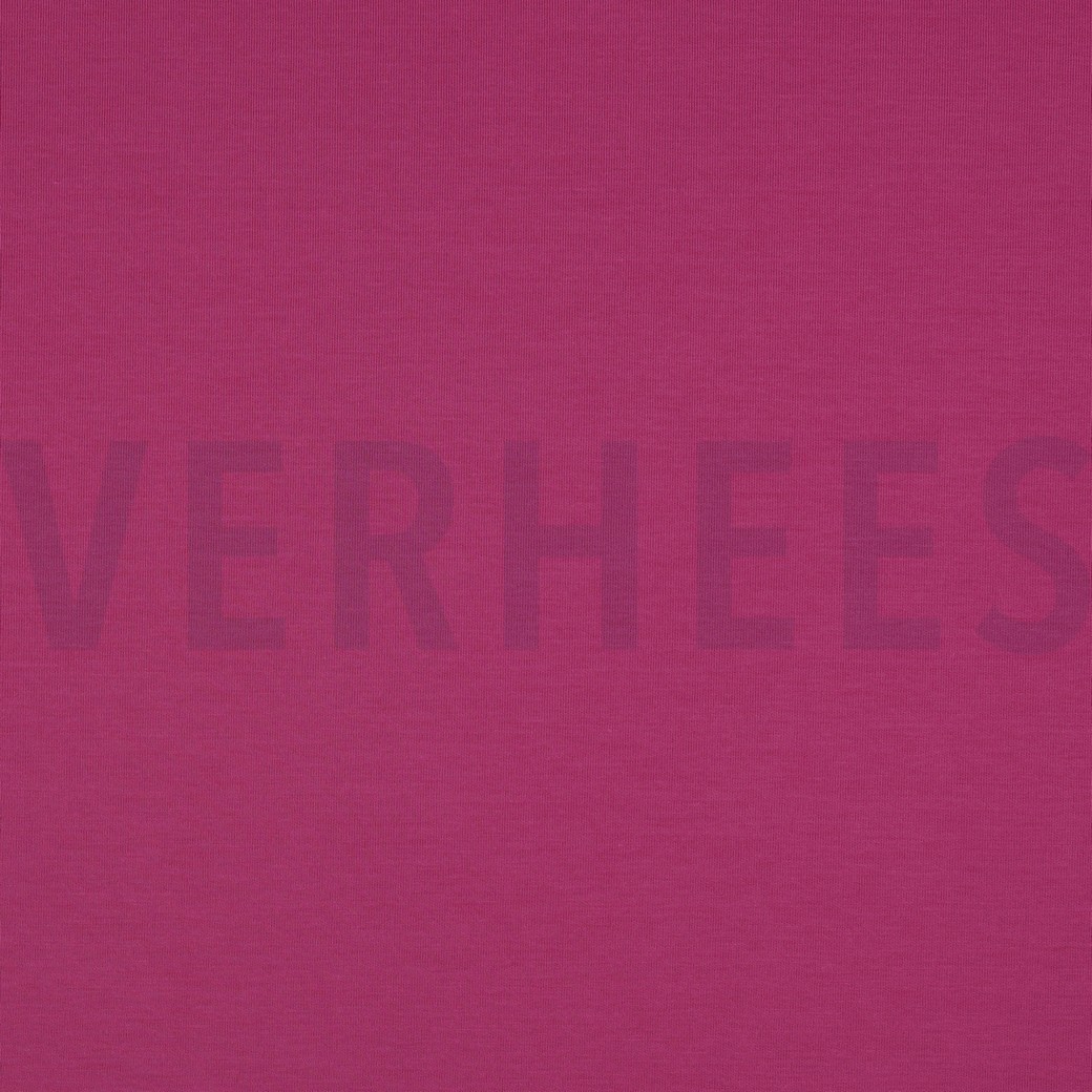 BAUMWOLLE INTERLOCK JERSEY FUCHSIA