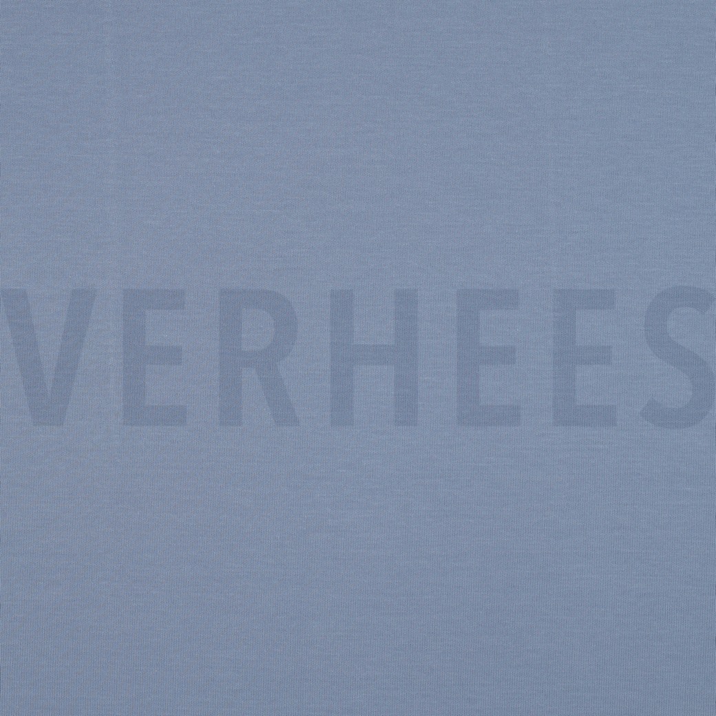 BAUMWOLLE INTERLOCK JERSEY JEANSBLAU