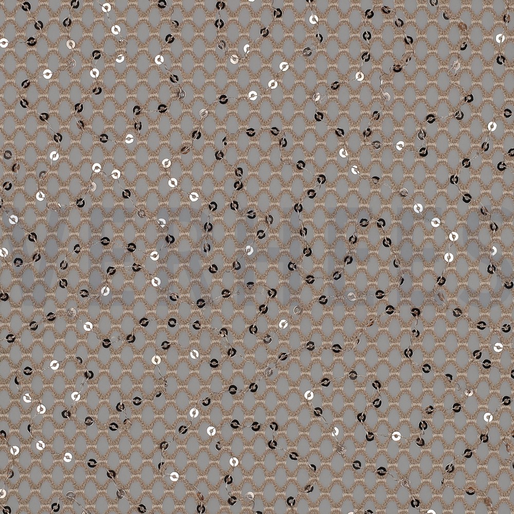 GEHÄKELT PAILLETTEN BRONZE