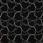 STEPPSTOFF STICKEREI HERZEN SCHWARZ (thumbnail)