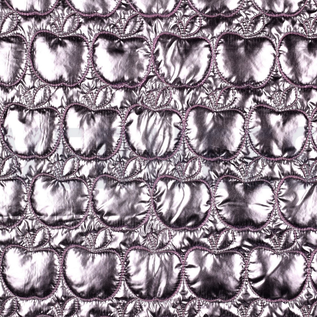 STEPPSTOFF FOLIE ÄPFEL ROSA