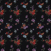 VISCOSE RADIANCE DIGITAL FLEURS NOIR (thumbnail)