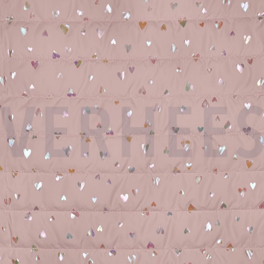 STEPPSTOFF FOLIE HERZEN HELLROSA #7
