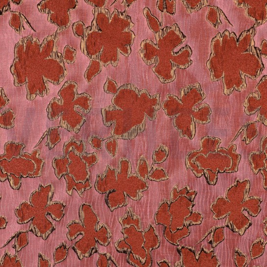 JACQUARD FLEURS ROSE #7