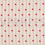 MUSSELIN GESTEPPT HERZEN NATUR (thumbnail)