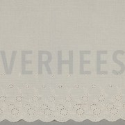 MUSSELIN EINSEITIGER RAND EINSEITIGE BOGENKANTE NATUR (thumbnail)