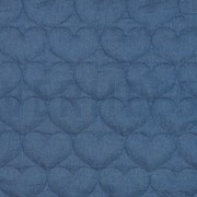 STEPPSTOFF DENIM HERZEN JEANSBLAU (thumbnail)