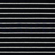 COTTON TOWELLING YARN DYED STRIPES DARK BLUE (thumbnail)