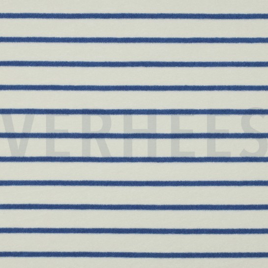 COTON ÉPONGE TEINT FIL RAYURES BLEU CLAIR #7