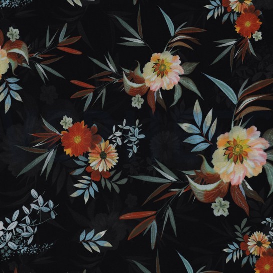 VISCOSE RADIANCE DIGITAL FLOWERS MULTICOLOUR #7