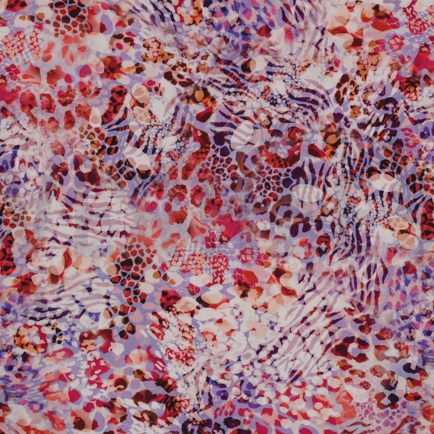 VISCOSE RADIANCE DIGITAL ANIMAL SKIN MULTICOLOUR (hover)